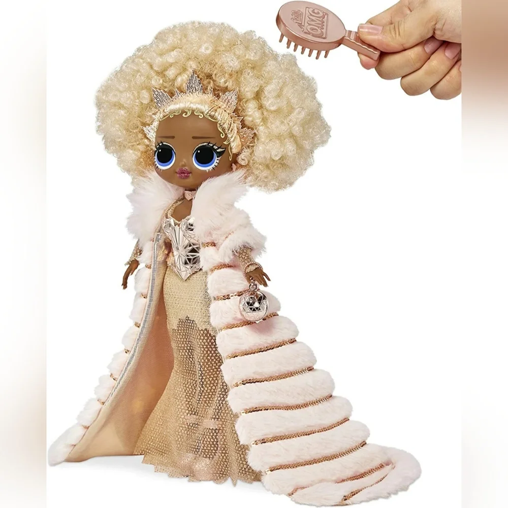 LOL Surprise Holiday OMG 2021 Collector NYE Queen Fashion Doll with Gold